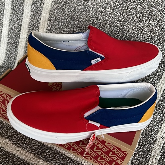 Vans Classic Slip-On Vans Yacht Club Red/Blue MENS - Picture 11 of 16